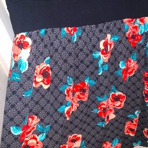 Torrid black skater dress.